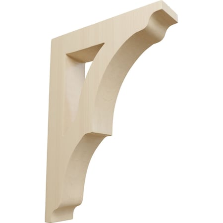 Ekena Millwork 1 3/4"W x 7 1/2"D x 10 1/2"H Medium Avila Wood Bracket, Rubberwood BKTW01X07X10AVRW